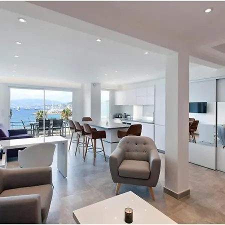 Ref 1229 - Croisette - Sea View For Rent Lägenhet *