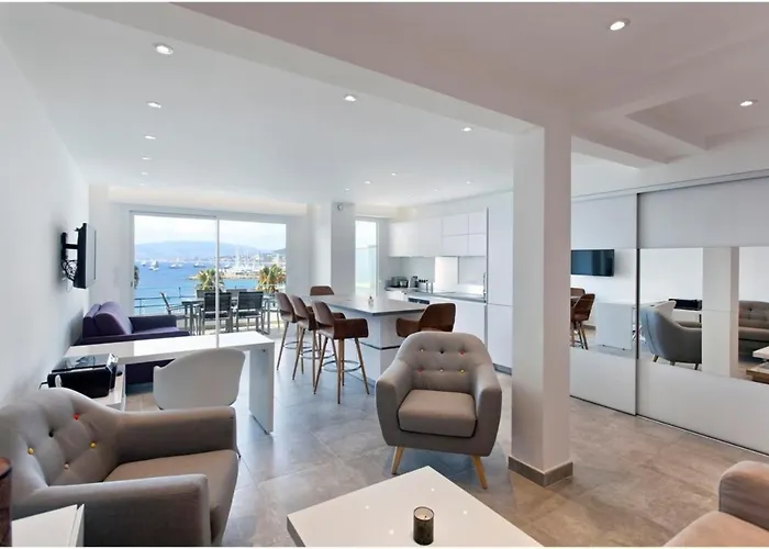 Ref 1229 - Croisette - Sea View For Rent Lägenhet *